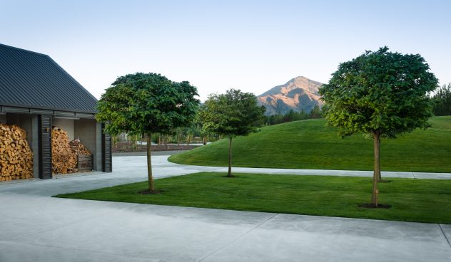 Pristine passageways navigate rambling hills at this luxury retreat on New Zealand’s South Island.