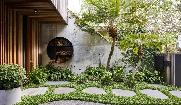 Carlotta House — the plant palette for our new project, Carlotta House combines a mixture of creeping vines, swaying palms, and tactile ground covers, softening the finish of this modern home, adding an element of lushness to the entrance. ⁠ ⁠ Featured species include, Phoenix Roebeleni, Ficus Pumila, Rhaphiolepis Oriental Pearl, Ligularia Reniformis, Dichondra Repens, Neomarica Gracilis.⁠ ⁠